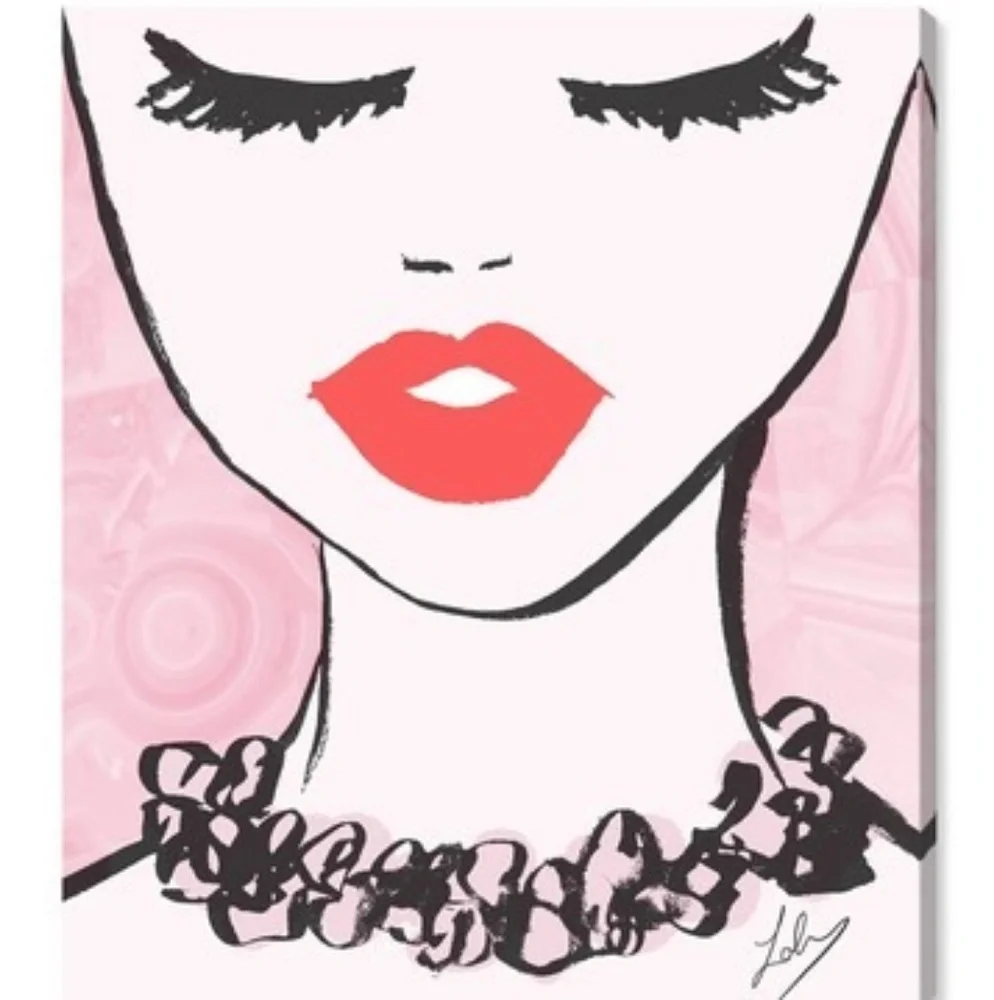 New Oliver Gal Gallery Canvas Print - Classy Lips